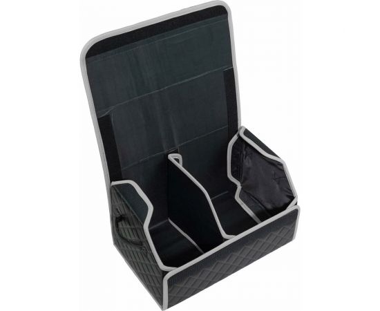 Сумка-органайзер в багажник Vicecar синяя нить/темно-синий кант, логотип HONDA VC733_темносиний – изображение 3