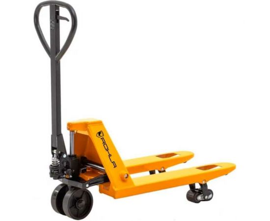 Гидравлическая коротковильная тележка RohlaRhino вилы 800 мм, грузоподъемность 2,5 т, колеса полиуретан RR80SPDP – изображение 6