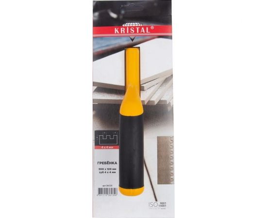 Гребёнка KRISTAL 300х120мм, зуб 4х4 36135 – изображение 3