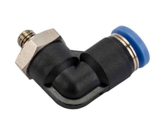 Фитинг цанговый угловой с наружной резьбой M5x0.8 мм для трубки диаметром 4 мм SHPI PL 04-M5 – изображение 4