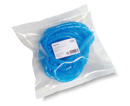 Спиральная оплетка PARLMU SWB 10-4, полиэтилен, размер 10, бухта 8 м, голубая PR4400400 – изображение 5