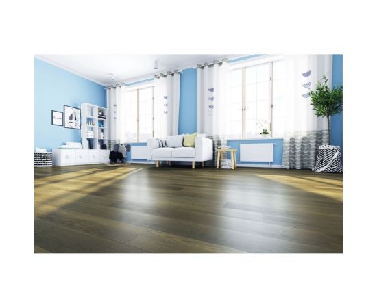 Замковое напольное покрытие Home Expert Natural Дуб Золотой лес, 1220x150x3.5 мм, 0,3 мм, фаска, 12 шт. уп. 1206/0-003 – изображение 3