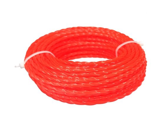 Леска (3 мм; 15 м; витой квадрат) для триммера vertextools YK-777-3-15 – изображение 3