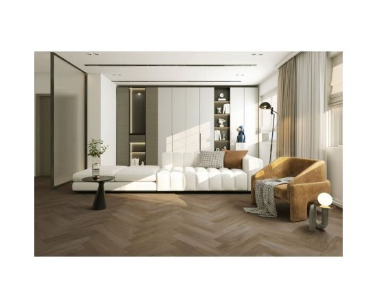 Замковое напольное покрытие Home Expert Parquet Дуб Ливингстон, 615x123x3,5 мм, 0,3 мм, фаска, 18 шт. уп. 33-3009 – изображение 2
