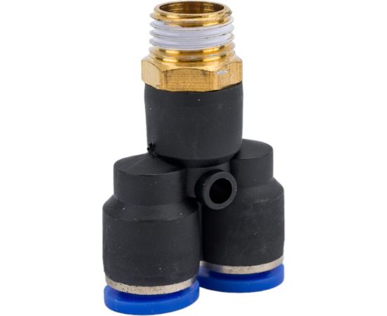 Фитинг цанговый Y-образный трубка 8 мм, внешняя резьба 1/4"" Pegas pneumatic 5704 – изображение 3