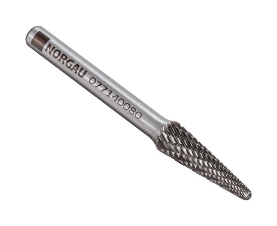 Борфреза твердосплавная форма L (8x25.4 мм; хвостовик 6 мм) NORGAU 077140080 – изображение 5