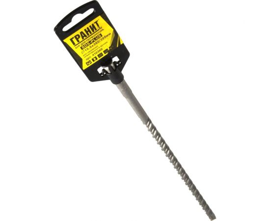 Бур Quadro-X (10.0х360/300 мм; SDS-plus) ГРАНИТ 410360 – изображение 3