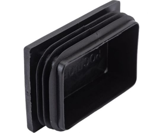 Внутренняя заглушка для трубы Tech-Krep 40x60 мм, черный пластик, 4 шт. пакет 150421 – изображение 3