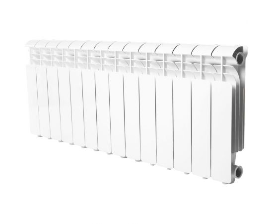 Алюминиевый радиатор Global ISEO 350 14 секций боковое подключение RQLAGI11GL3U35 – изображение 2