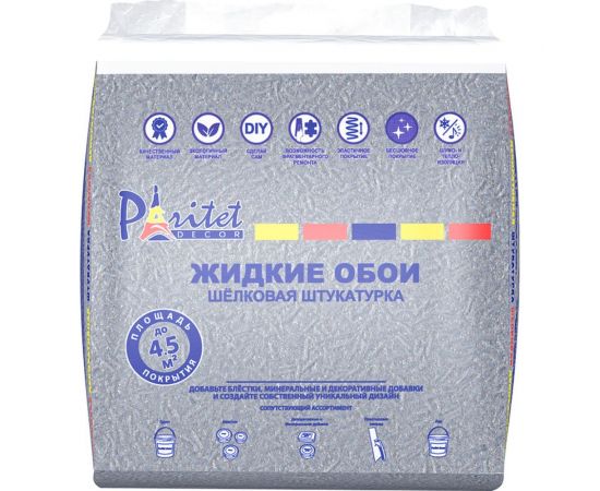 Декоративная штукатурка Paritet Текстурное покрытие №36 (серебро; 1 кг) PDLW-B36 – изображение 2