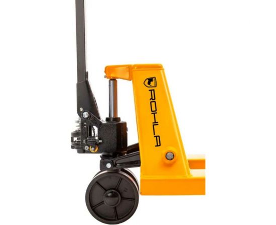 Гидравлическая коротковильная тележка RohlaRhino вилы 800 мм, грузоподъемность 2,5 т, колеса полиуретан RR80SPDP – изображение 7