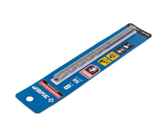 Сверло по бетону усиленное ЗУБР Профессионал 8х150 мм, 3-х гранный хвостовик 2916-150-08_z01 – изображение 4