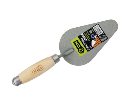 Кельма печника ON овал, порошковая покраска, деревянная усиленная рукоятка, 320x105мм 02-14-101 – изображение 2