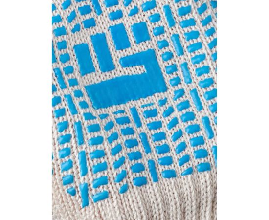 Трикотажные перчатки с ПВХ Фабрика перчаток, хб люкс, 7.5 класс, 5 нитей, белые 5-75-ЛЮ-БЕЛ-(XL) – изображение 2