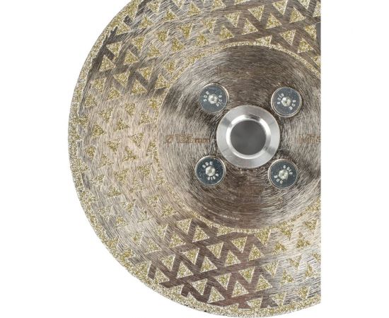 Диск алмазный гальванический 125 мм, с фланцем М14 rage by VIRA 603127 – изображение 8