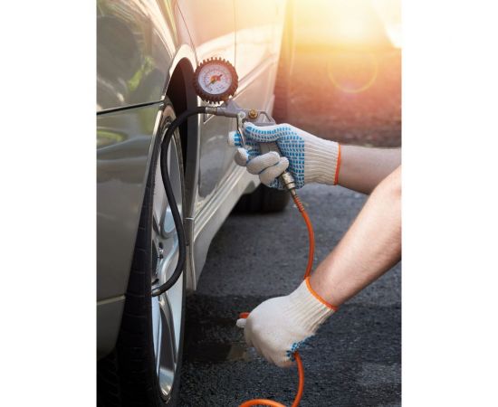 Трикотажные перчатки с ПВХ Фабрика перчаток, хб люкс, 7.5 класс, 5 нитей, белые 5-75-ЛЮ-БЕЛ-(XL) – изображение 5