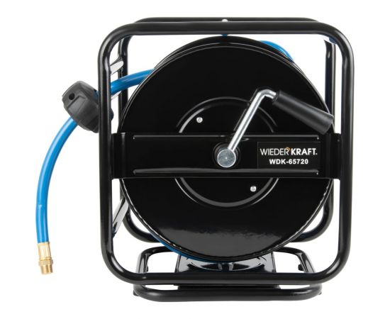 Катушка ручная с пневмошлангом и брс (10х14 мм; 20 м) WIEDERKRAFT WDK-65720 – изображение 2