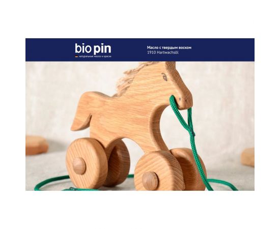 Масло для пола с твердым воском BIO PIN 1910 Hartwachsol бесцветное 2 л 19105 – изображение 5