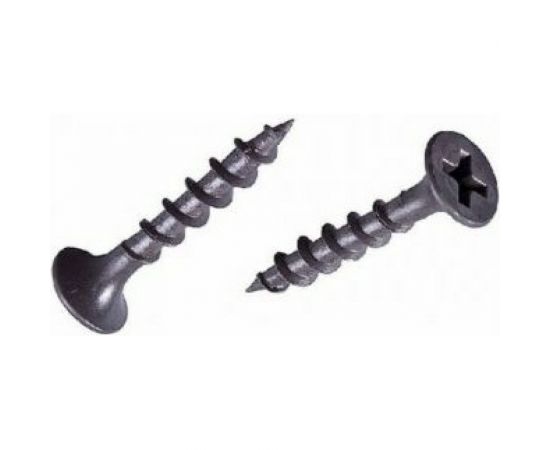 Саморез Саморезик 3.5х16 гипсокартон/дерево, редкий шаг резьбы, оксид. 1000шт SW/GD-3.5х16-1000 