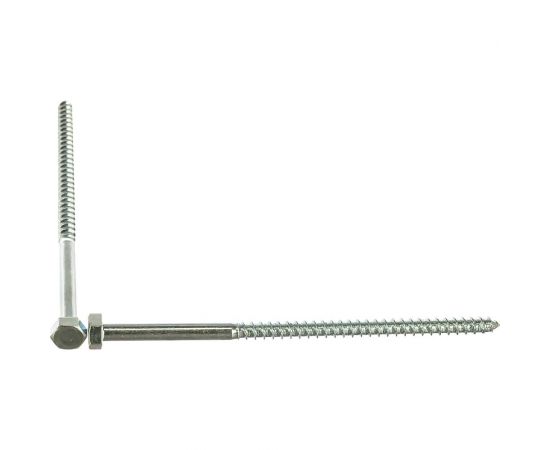 Шуруп с шестигранной головкой крепежная техника 6х120, 100 шт. БК 497116 