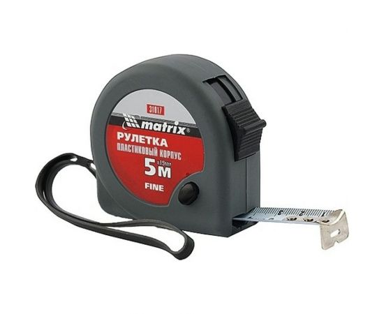 Рулетка 5 м х 19 мм Fine MATRIX 31017 