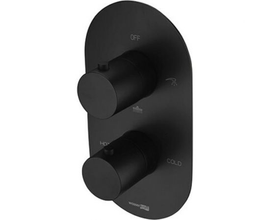 Термостатический смеситель для ванны и душа WasserKraft Elbe Thermo 7444 