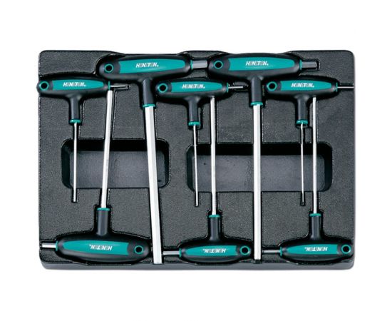 Набор Т-образных шестигранников HONITON в ложементе 8 предметов IK-SD0080 