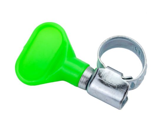 Червячный хомут с бабочкой СВК оцинкованный, w1/9 мм, 8 - 12 мм SVK-HW1012 