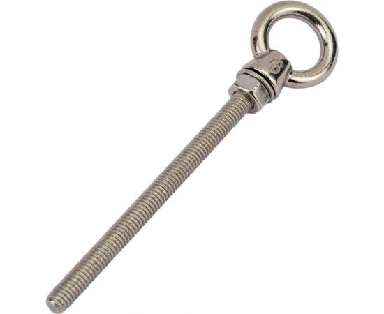 Нержавеющий рым-болт KREPFIELD М6x80, ART 8267, А4, 6 шт. 8267А4РЫМБОЛТМ6X80-6 