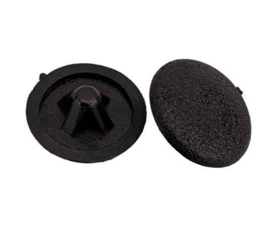 Заглушка Tech-Krep для шуруп-стяжек PZ 7 мм черная 50 шт. пакет 108784 