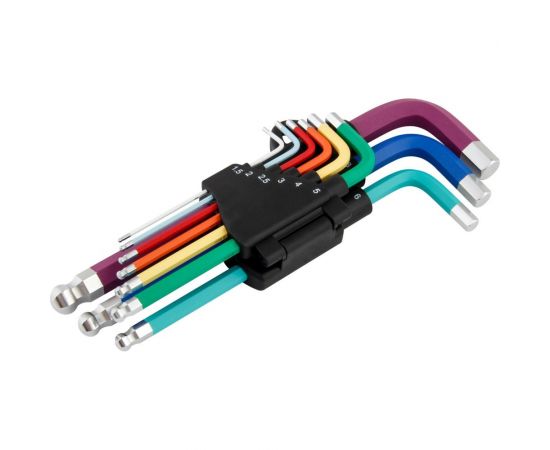 Набор шестигранников NORGAU COLOUR удлиненные, 9 шт N42CEL-009 061001809 