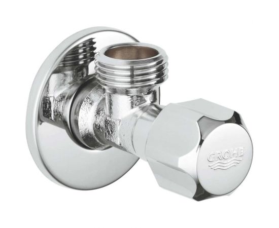 Универсальный угловой вентиль Grohe 1/2"", хром 2201600M 
