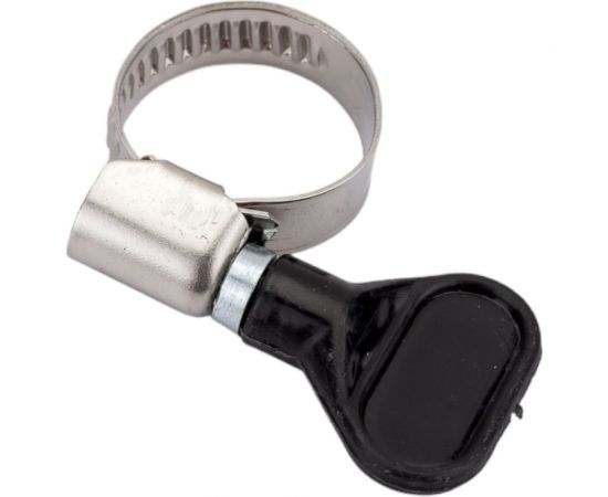 Червячный хомут с бабочкой СВК нержавеющий, w2/9 мм, 12 - 20 мм SVK-HW2020 