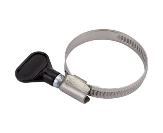 Червячный хомут с бабочкой СВК оцинкованный, w1/9 мм, 30 - 45 мм SVK-HW1045 