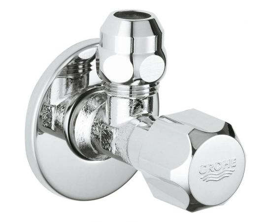 Угловой вентиль GROHE 1/2?-3/8? для подключения смесителей, хром 2201700M 