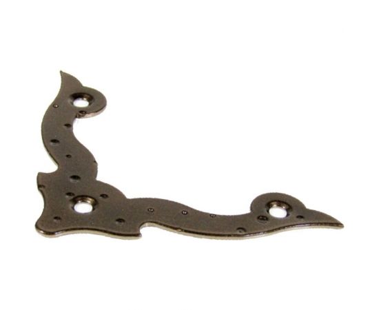 Уголок декоративный фигурный плоский Tech-Krep FRU-110 старая бронза - накл. 148337 