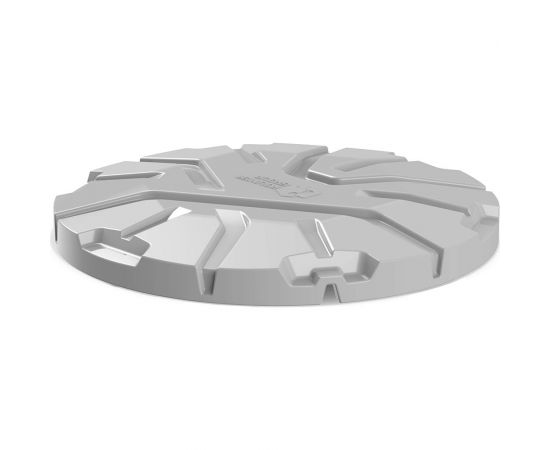 Крышка колодца POLIMER GROUP Роса - 2 цвет серый DK2S6 