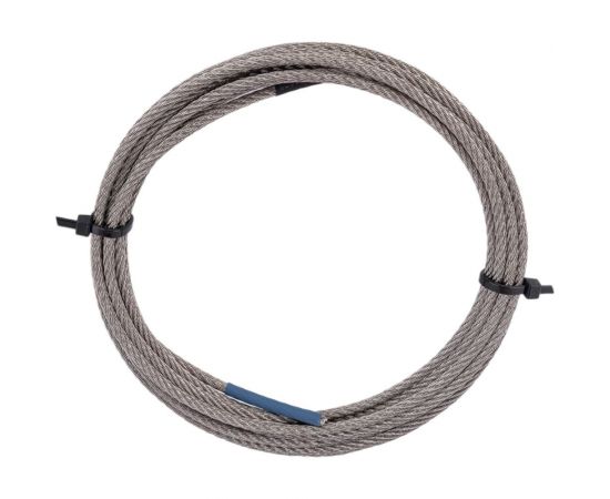 Нержавеющий трос KREPFIELD 3 мм, сталь А2, плетение 7x7, средней мягкости, 3 м 8379А2ТРОС3ММ-3 – изображение 4