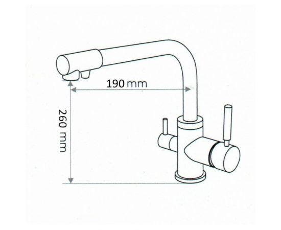 Кухонный Смеситель EMAR ЕС - 3003 – изображение 2