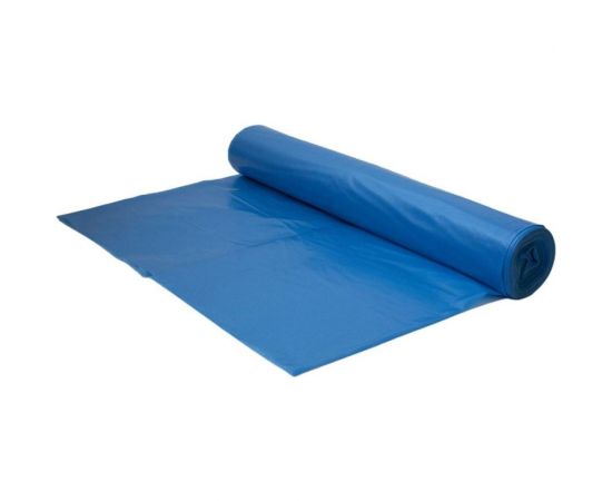 Мешки для мусора в рулоне (10 шт, 700х1100 мм, 120 л, 50 мкм, ПВД, синие) Luscan 1591859 – изображение 2