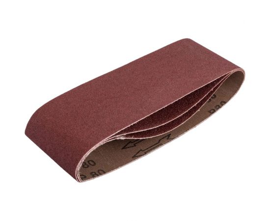 Лента абразивная бесконечная №16 76x457 мм, P80, 3 шт SANTOOL 060200-457-080 – изображение 2