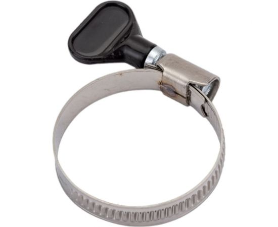 Червячный хомут с бабочкой СВК оцинкованный, w1/9 мм, 30 - 45 мм SVK-HW1045 – изображение 2