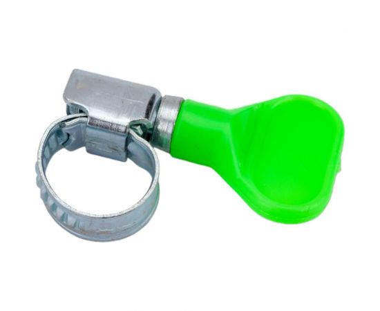 Червячный хомут с бабочкой СВК оцинкованный, w1/9 мм, 8 - 12 мм SVK-HW1012 – изображение 4