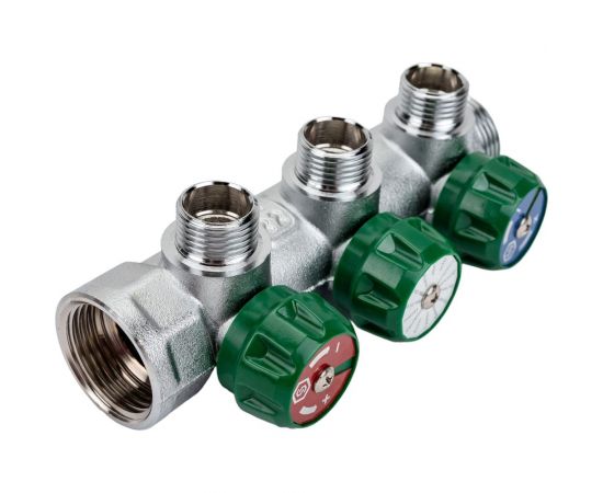 Регулирующий коллектор STOUT 1"", 3 отвода 1/2"" SMB-6850-011203 RG008UJDJB1NBC – изображение 5