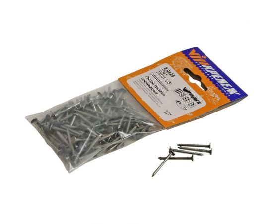 Толевые оцинкованные гвозди vipкрепеж 2,0x25 мм, 100 шт. 23101 VIP – изображение 2