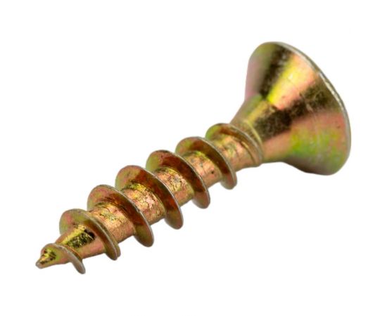 Шуруп Качественный КРЕПЕЖ желтый цинк 4.5x20, 300 шт. 0300475 КЧ – изображение 2