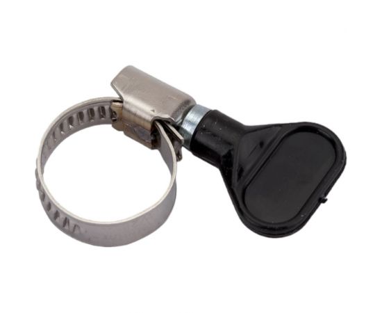 Червячный хомут с бабочкой СВК нержавеющий, w2/9 мм, 12 - 20 мм SVK-HW2020 – изображение 3