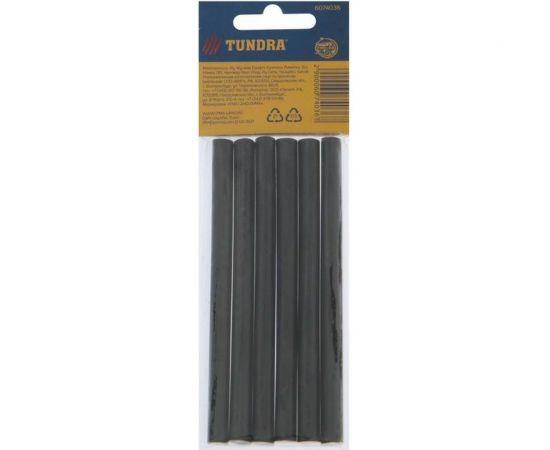 Клеевые стержни 7х100 мм, черные, 6 шт ТУНДРА 6074036 – изображение 2