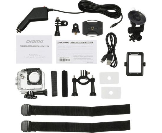 Видеорегистратор DIGMA FreeDrive Action 4K WiFi черный, 8Mpix 2160x3840 2160p, 150 гр. 1132275 – изображение 19