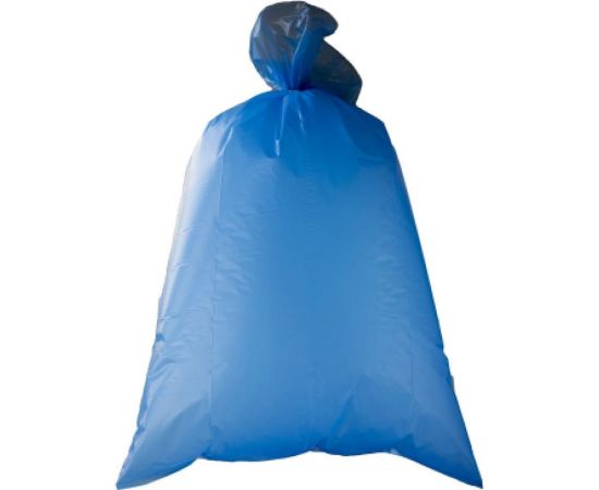 Мешки для мусора в рулоне (10 шт, 700х1100 мм, 120 л, 50 мкм, ПВД, синие) Luscan 1591859 – изображение 5
